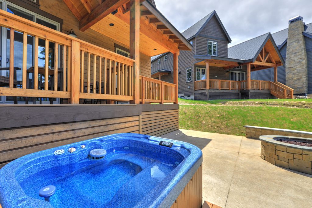 vacation rental hot tub