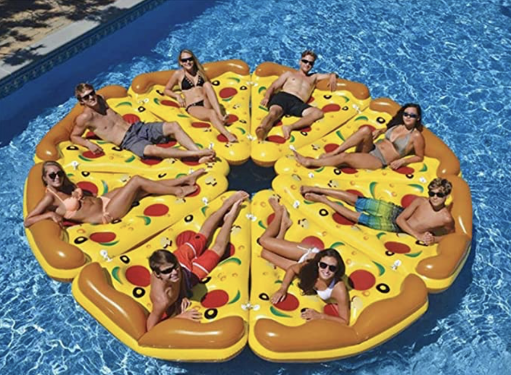 best pizza pool float