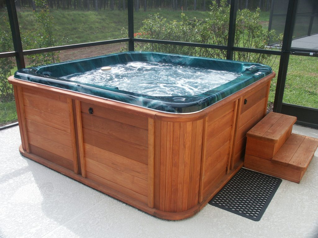 indoor hot tub