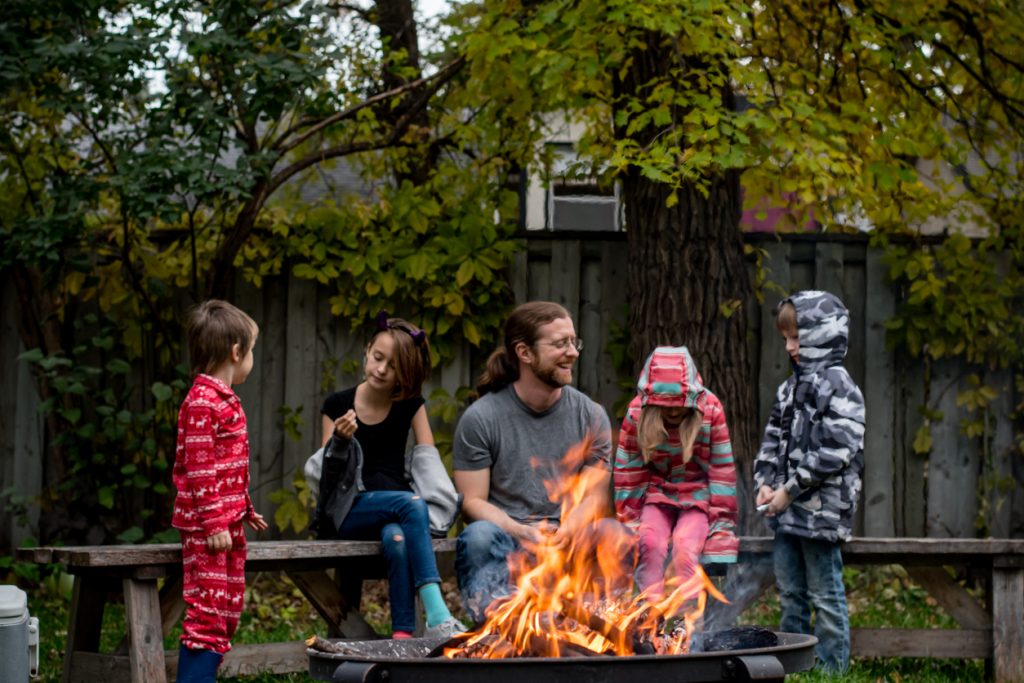 family bonfire