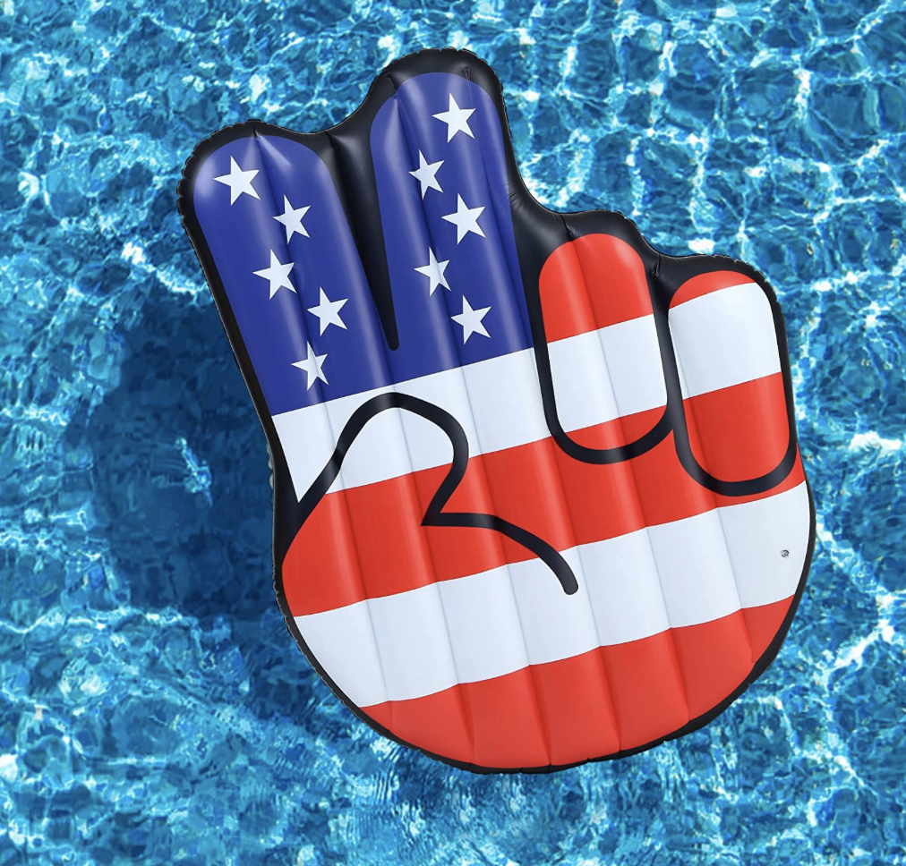 american flag pool float